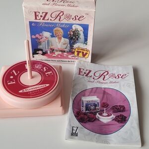 Ez Rose & Flower Maker Makes Ribbon Flowers As On Tv With Instructions
